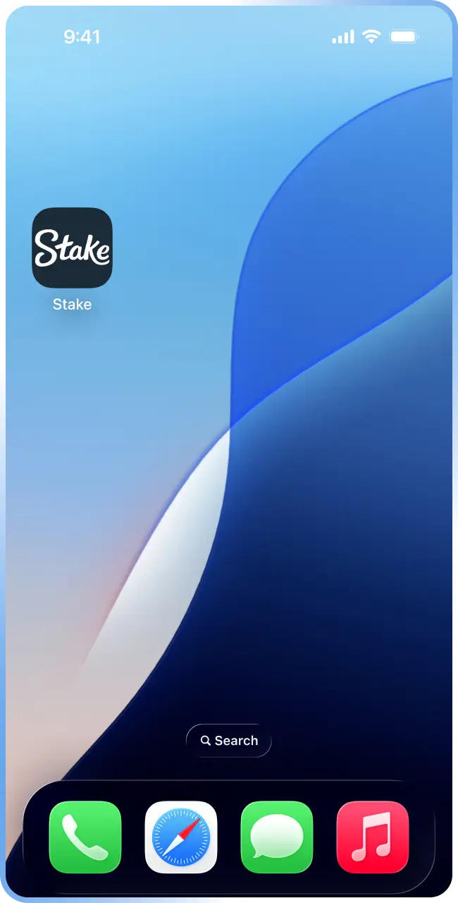 Start playing your favorite games using the official Stake App today.