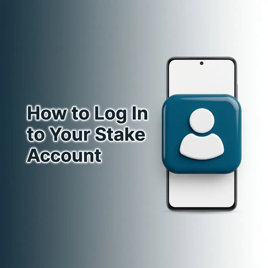 Stake account login page showing email, password fields and two-factor authentication steps for website and mobile app access