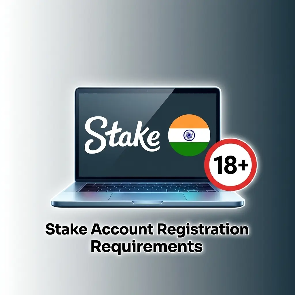 Stake account registration requirements including age limit, valid ID, and eligibility criteria for users in India
