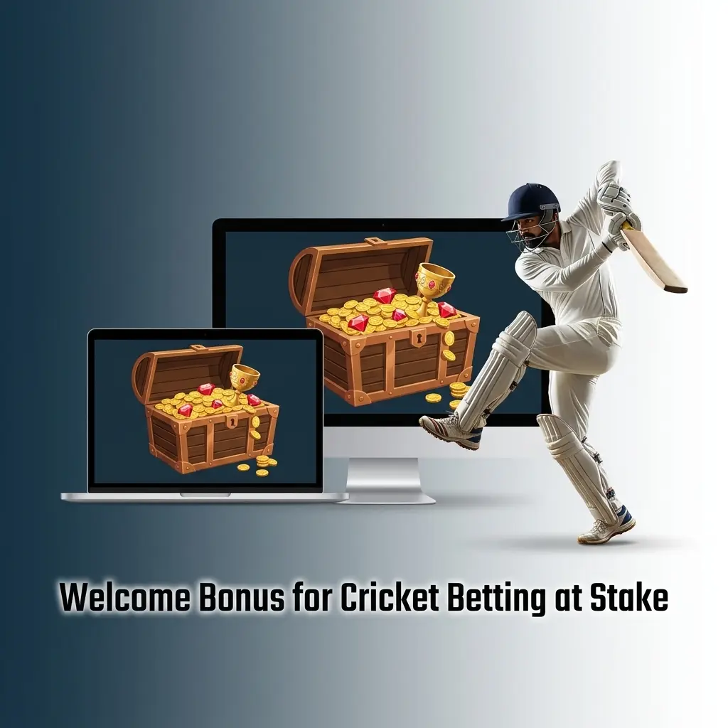 Stake cricket betting welcome bonus with weekly raffle, daily races, and 3.5% rakeback promotions
