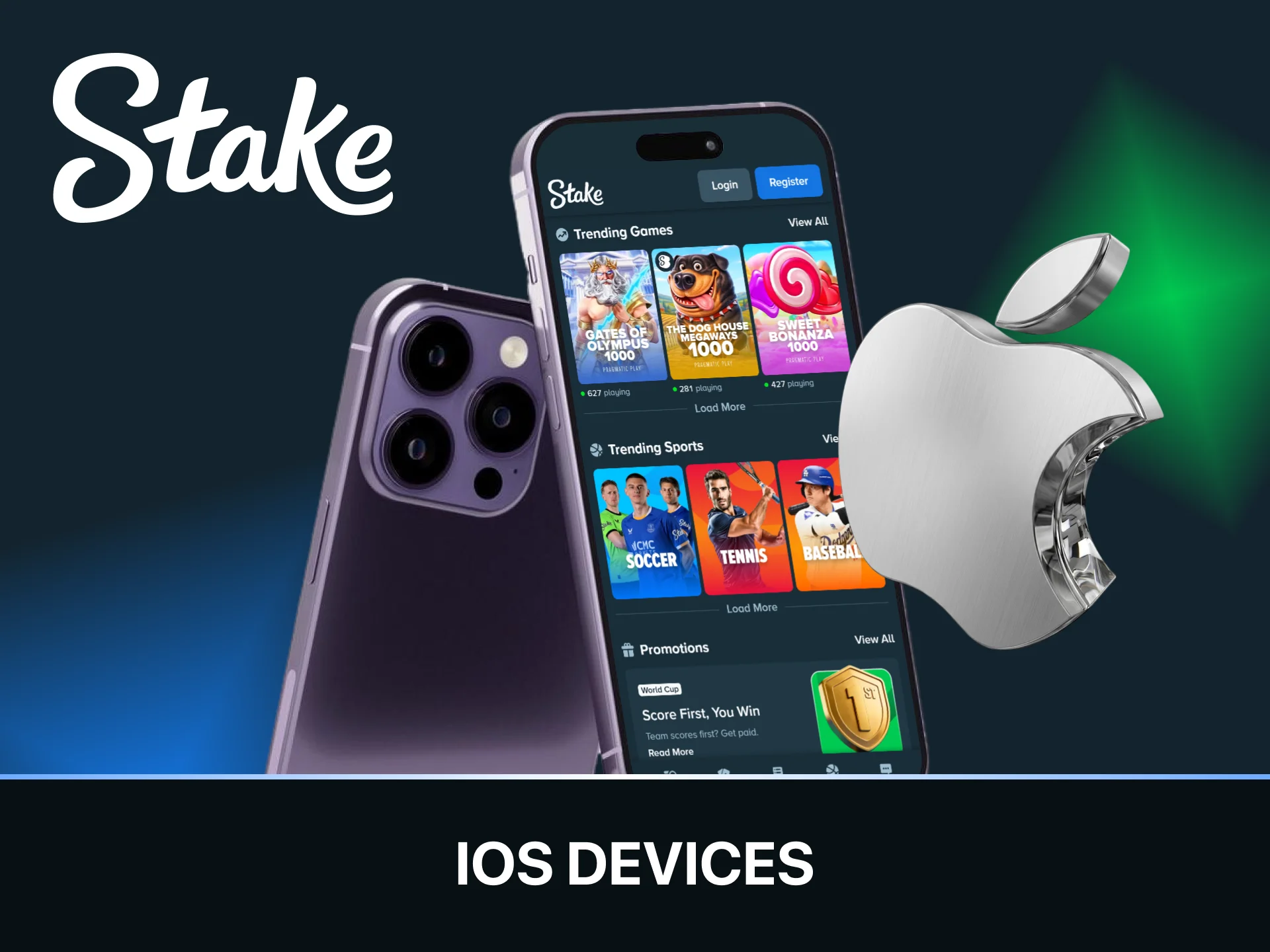 Check compatible iOS gadgets able to run the Stake app smoothly.