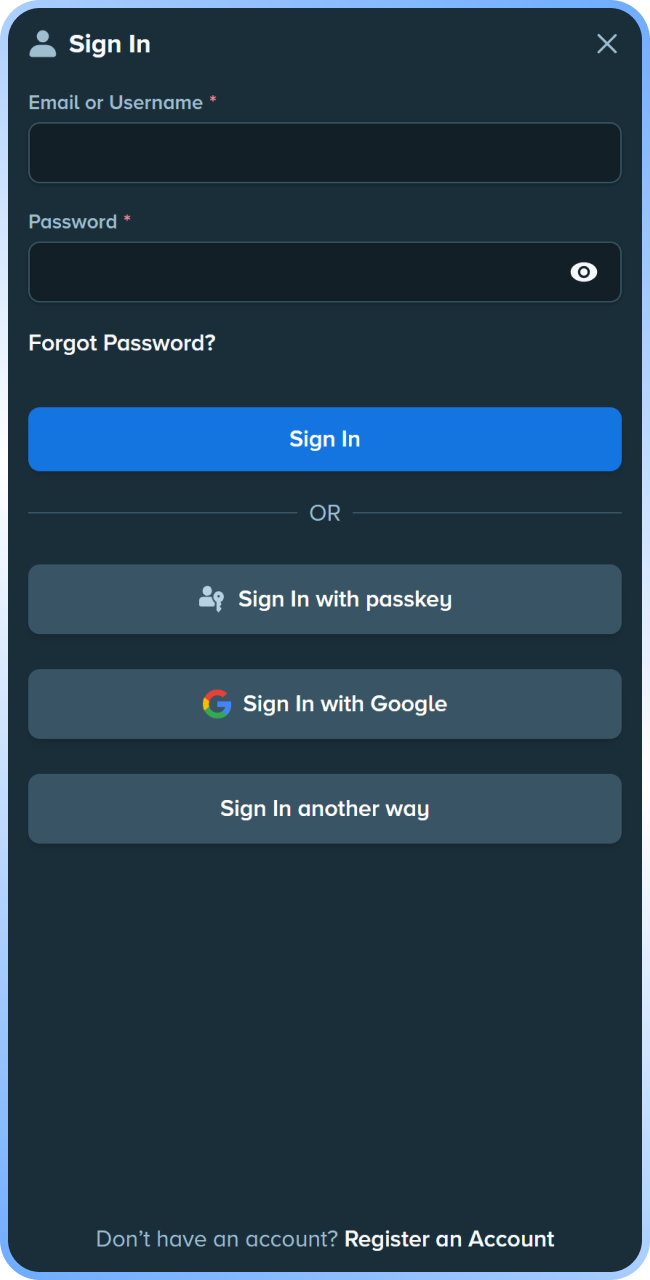 Complete the account verification process and log in to play Aviator on Stake.