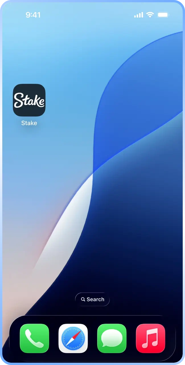 Run the shortcut from your iOS display to view Aviator on Stake.