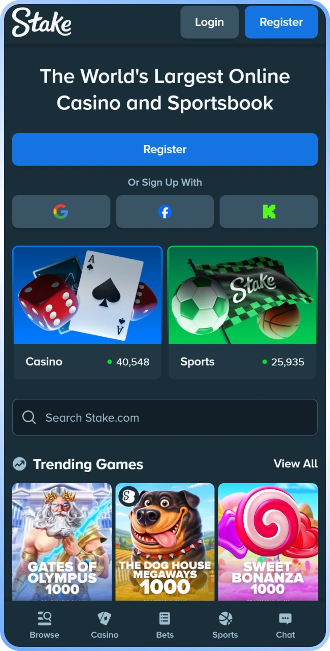 Open the official site in your mobile browser to configure the Aviator iOS tool on Stake.