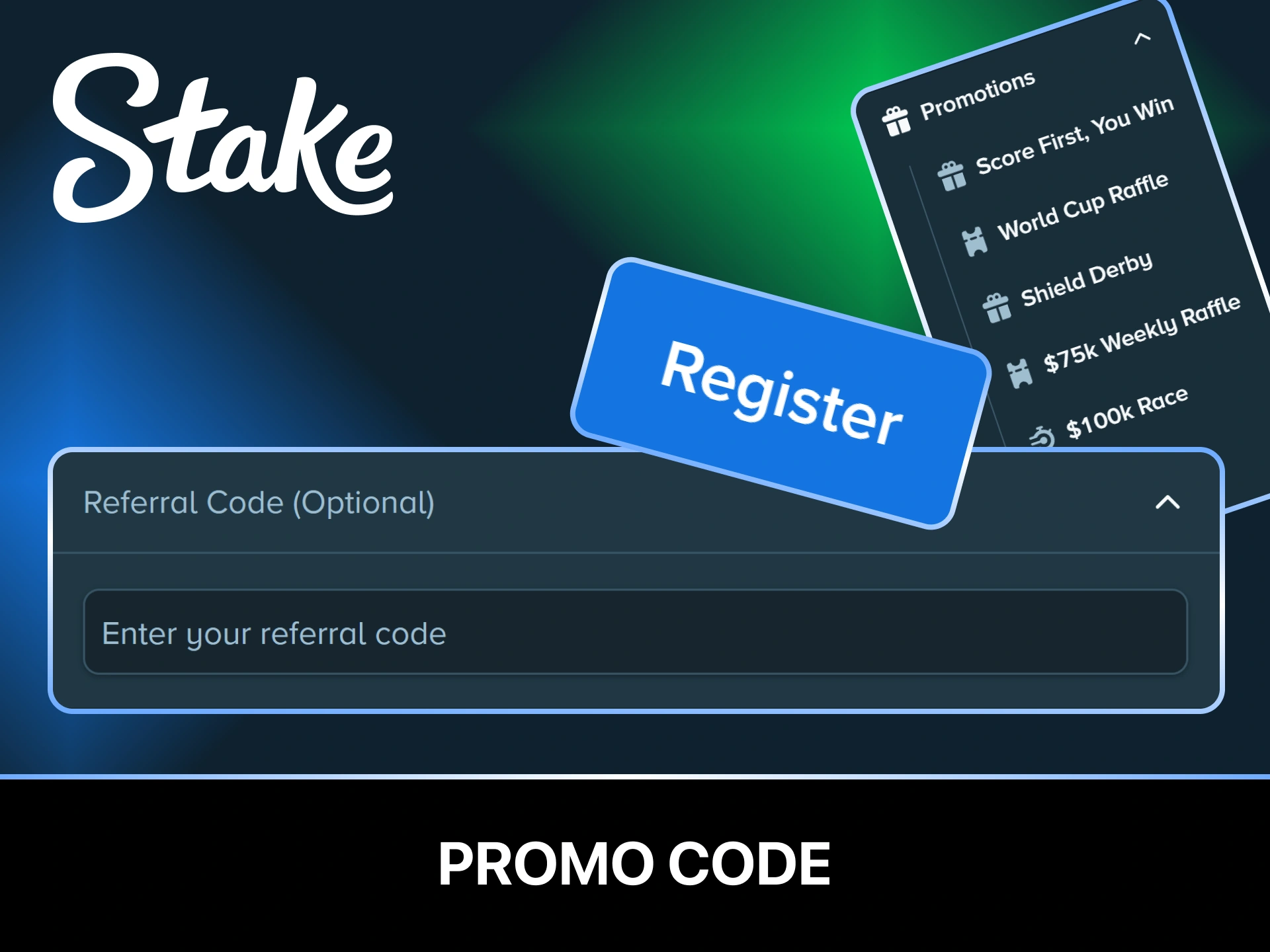 Discover the special Stake promo code to elevate your online gambling experience.