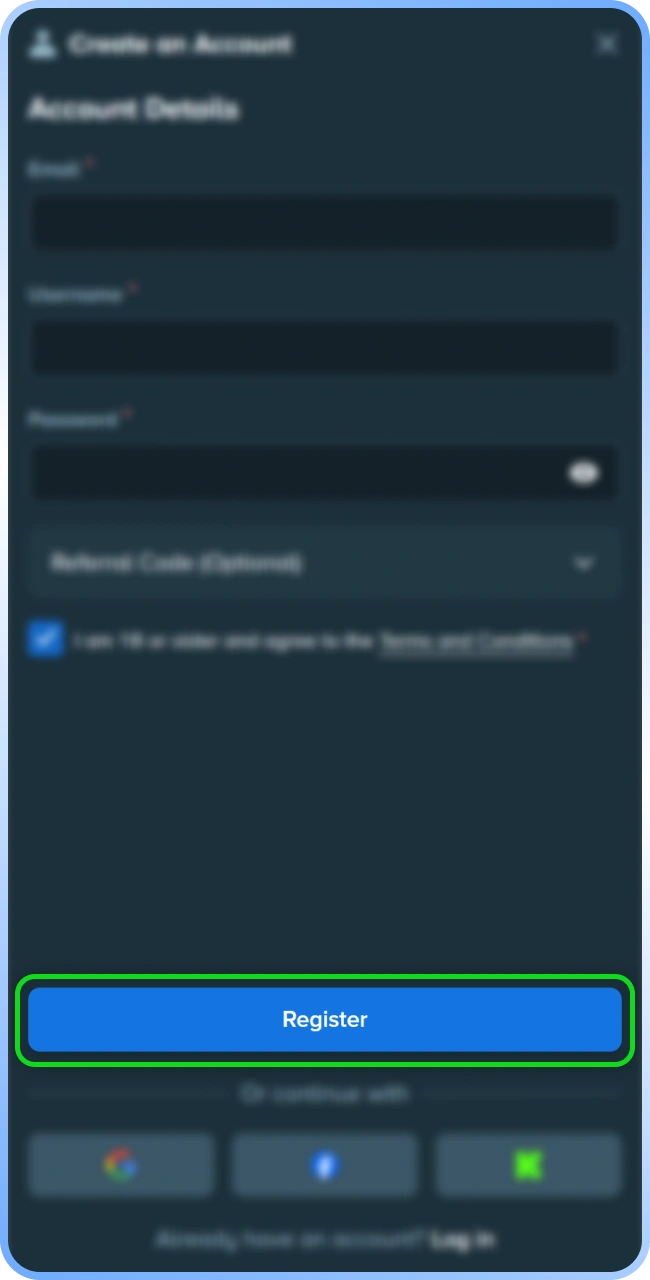 Once you complete registration on Stake, you will immediately gain access to your new profile.